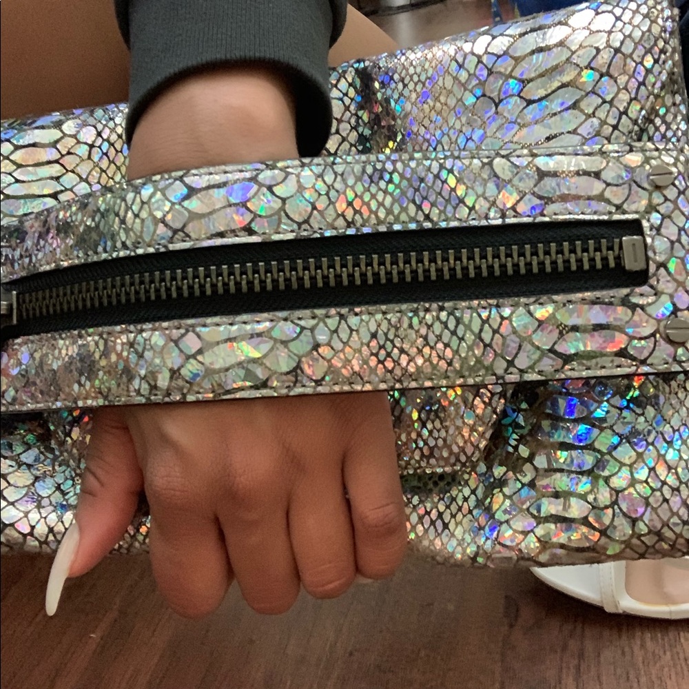 Hologram Python Clutch - image 5